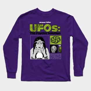 UFOs: The Psychic Solution in Green/Purple Long Sleeve T-Shirt